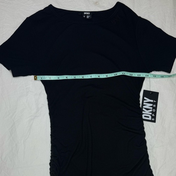 NWT - DKNY Dress Sport / Black / Medium / Pullover / Slim / Short Sleeve - Picture 5 of 11